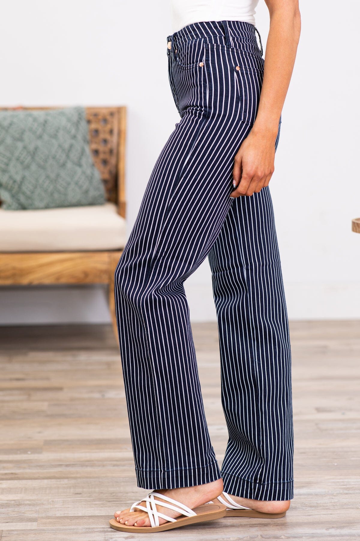 Judy Blue Tummy Control Stripe Jeans