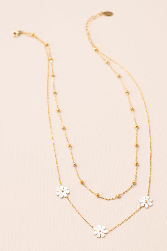 Daisy Layer Necklace