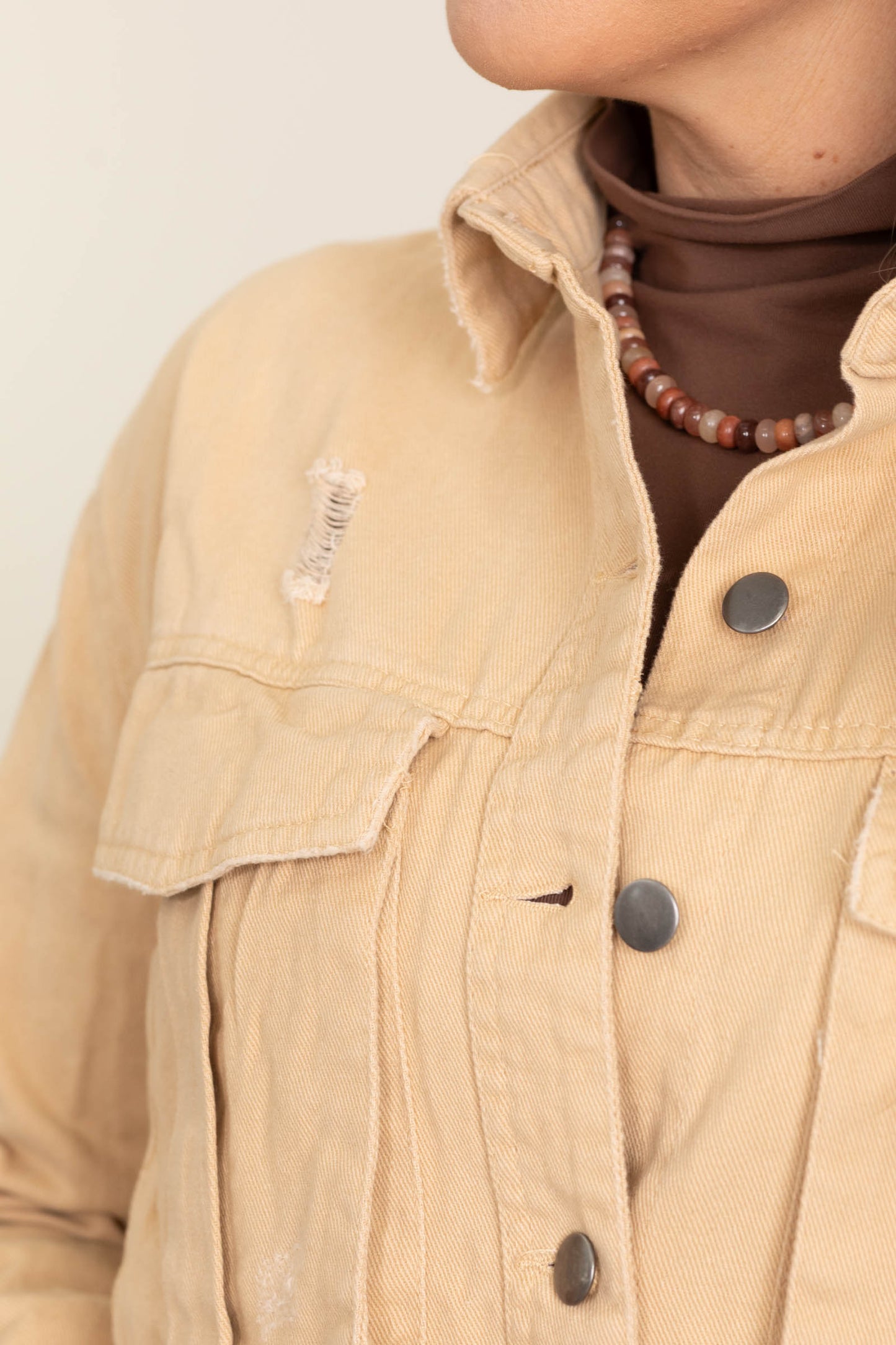 Distressed Oversized Denim Jackets