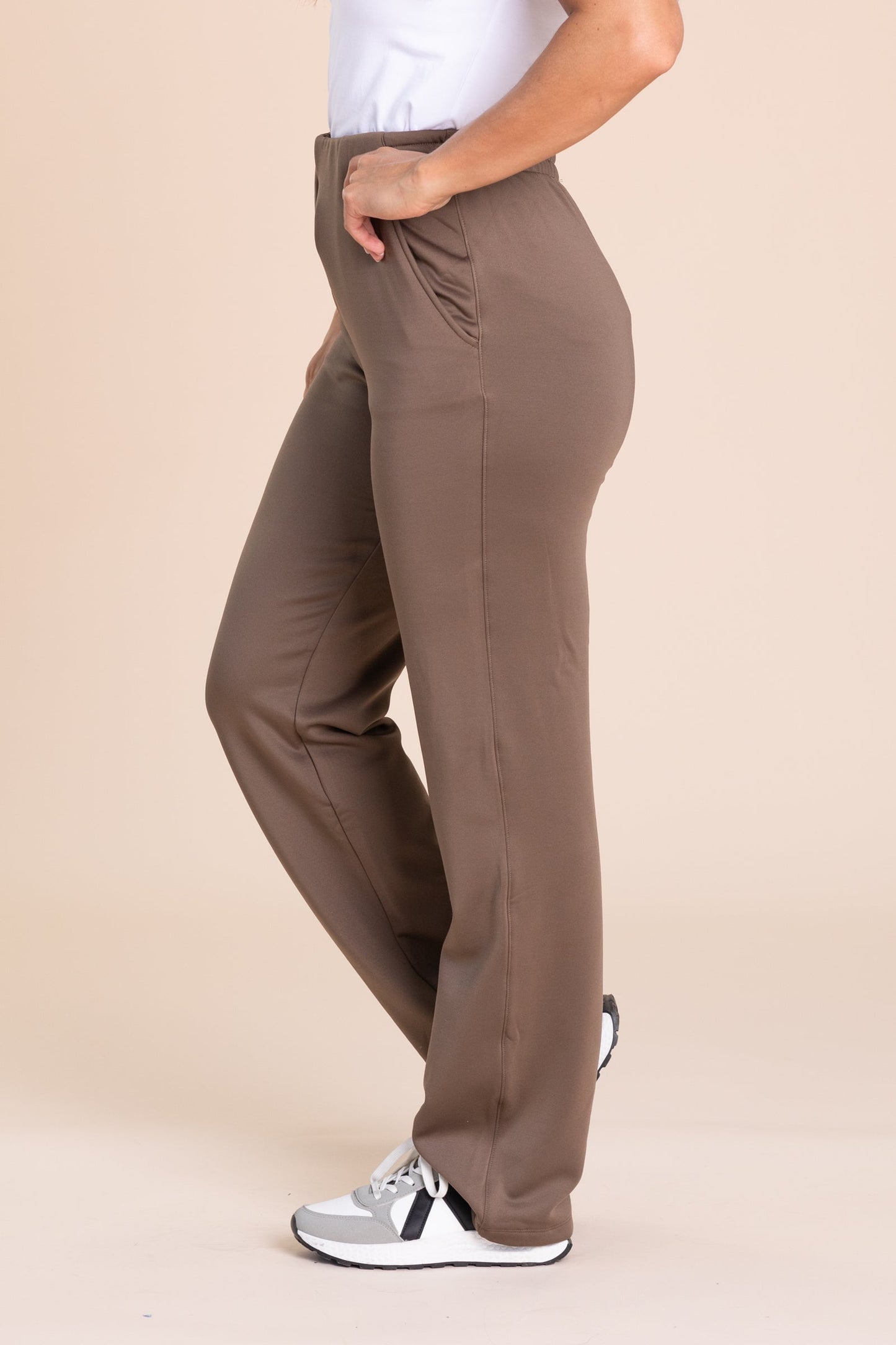Micro Fleece Wide Leg Pants