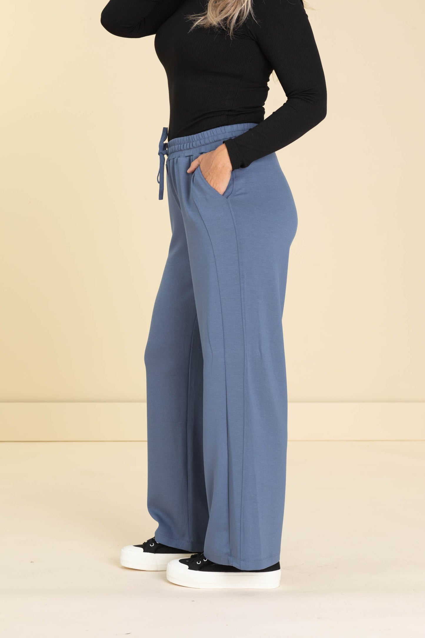 Lightweight Scuba Drawstring Pants