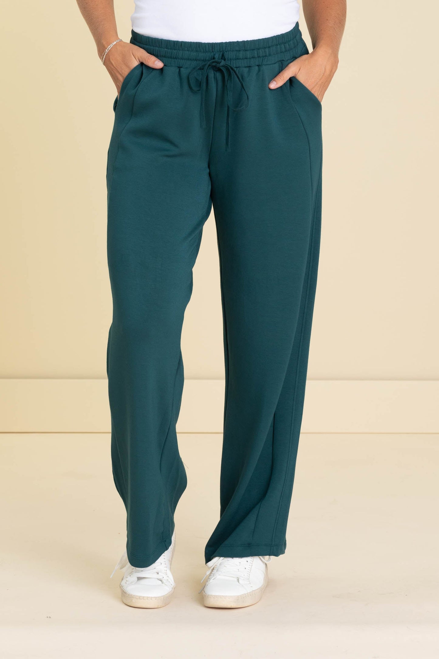 Lightweight Scuba Drawstring Pants