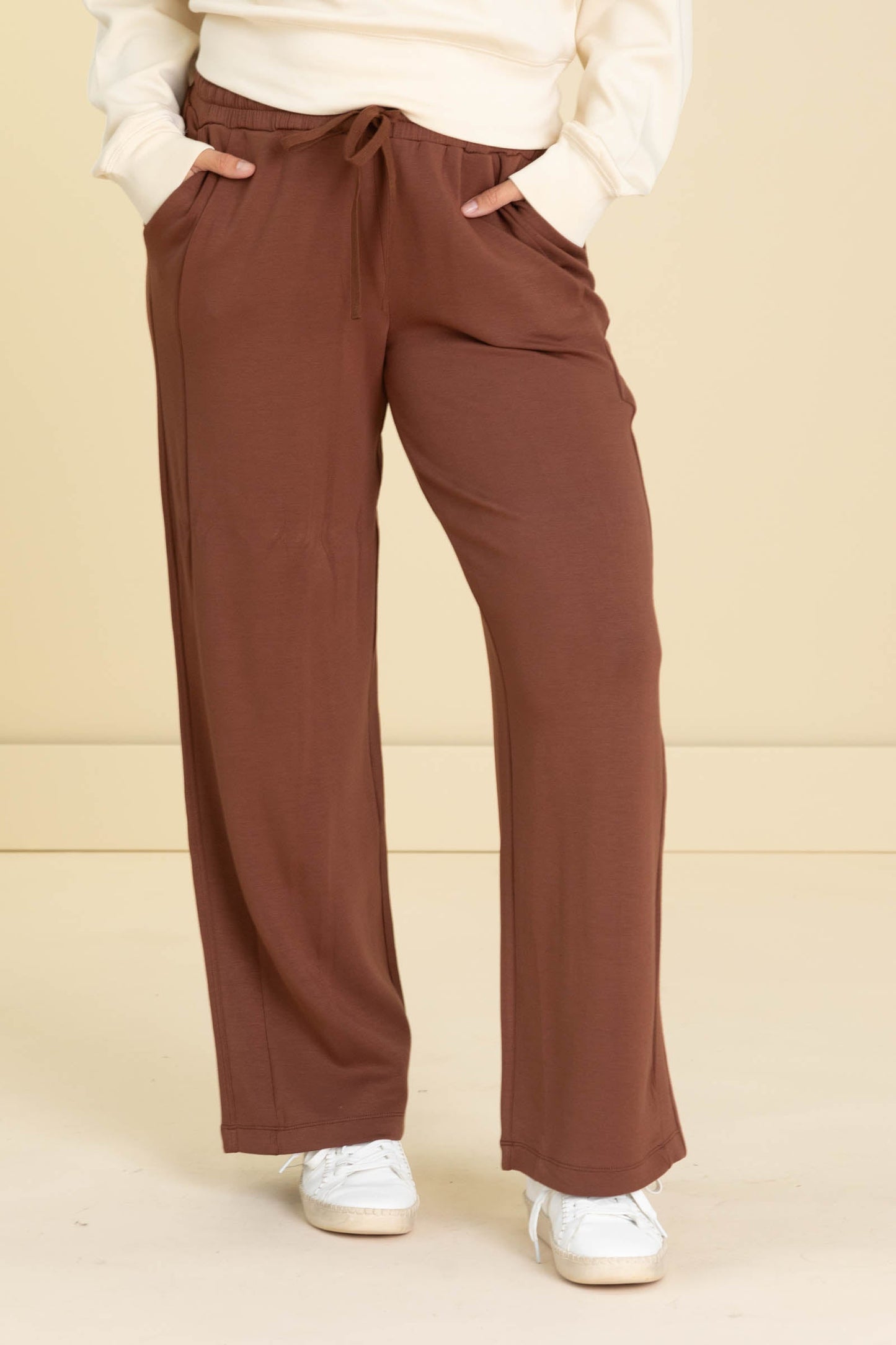 Lightweight Scuba Drawstring Pants