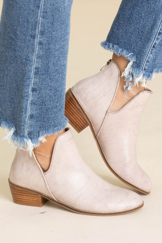 Corkys Dusty Mocha Cut Out Booties