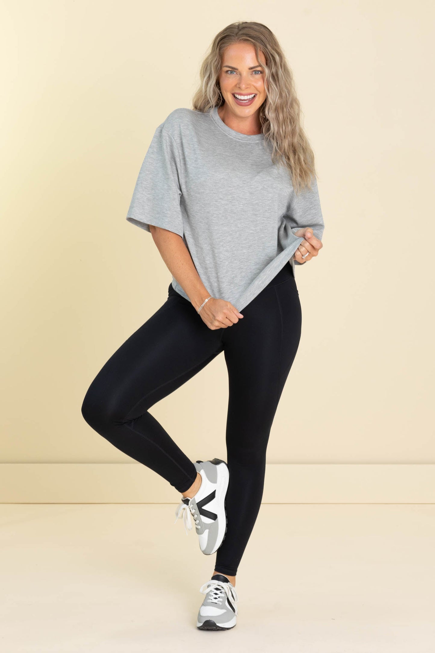 Short Sleeve Scuba Top