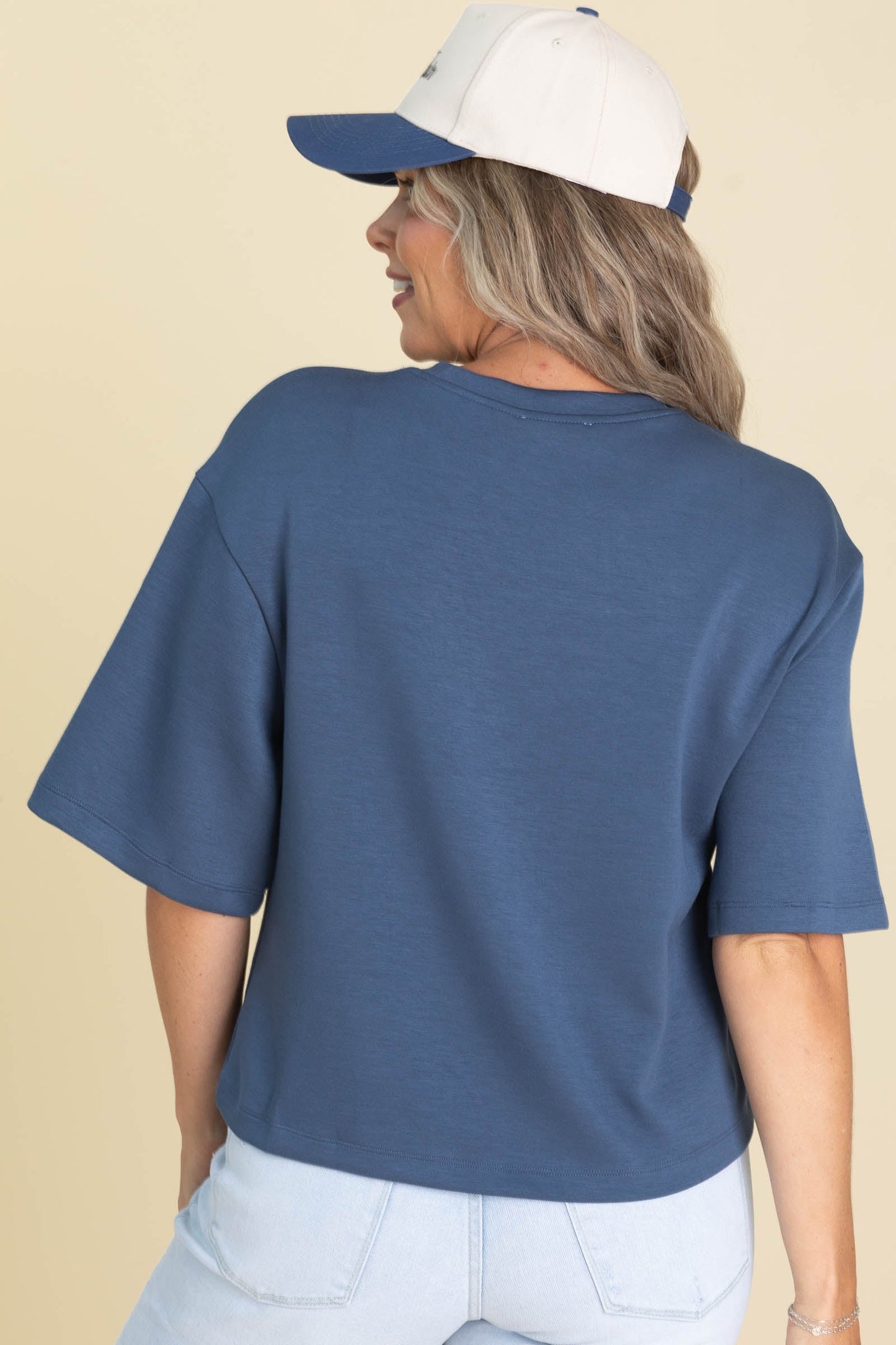 Short Sleeve Scuba Top