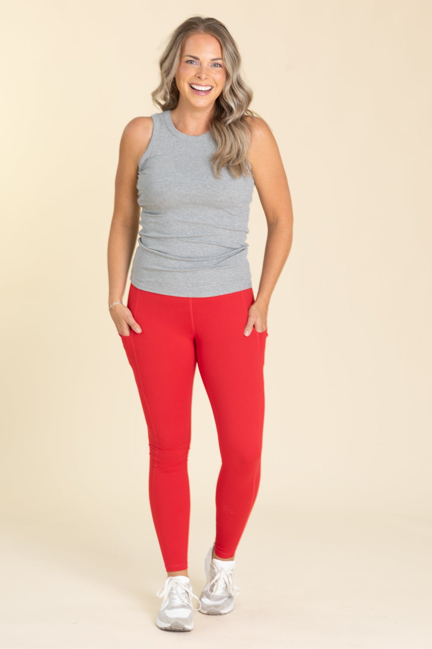 Buttery Soft Basic Leggings With Side Pockets