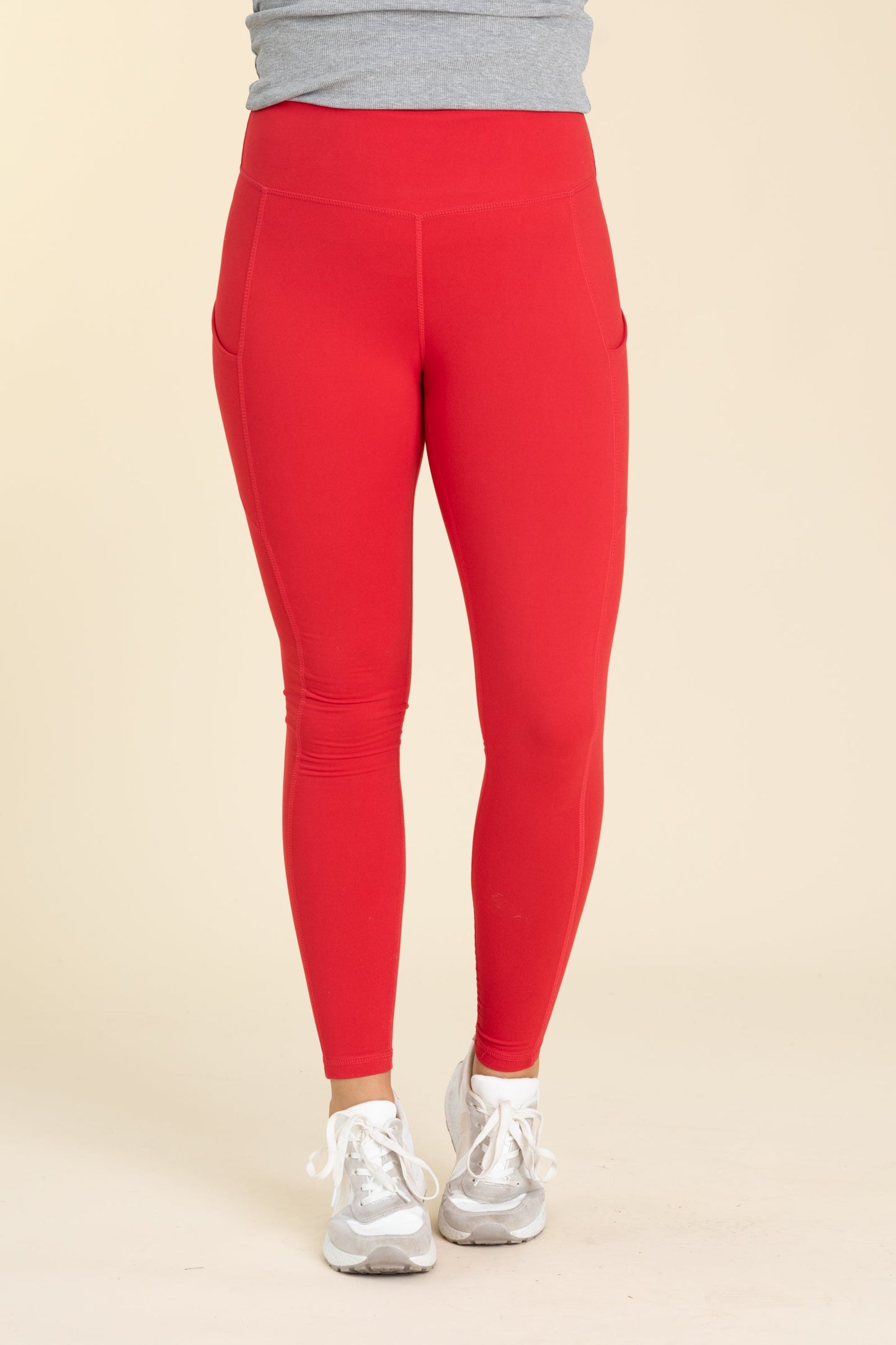 Buttery Soft Basic Leggings With Side Pockets