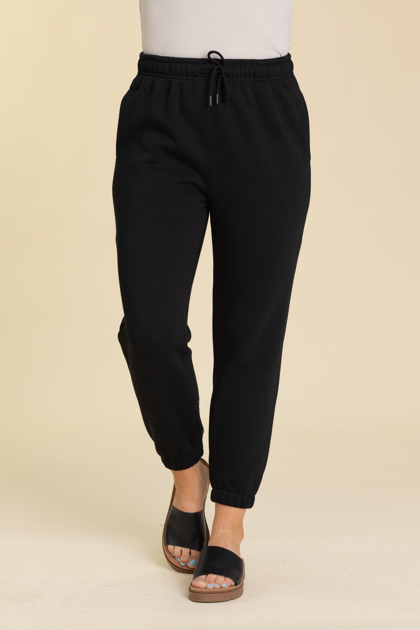 Fleece Drawstring Pants