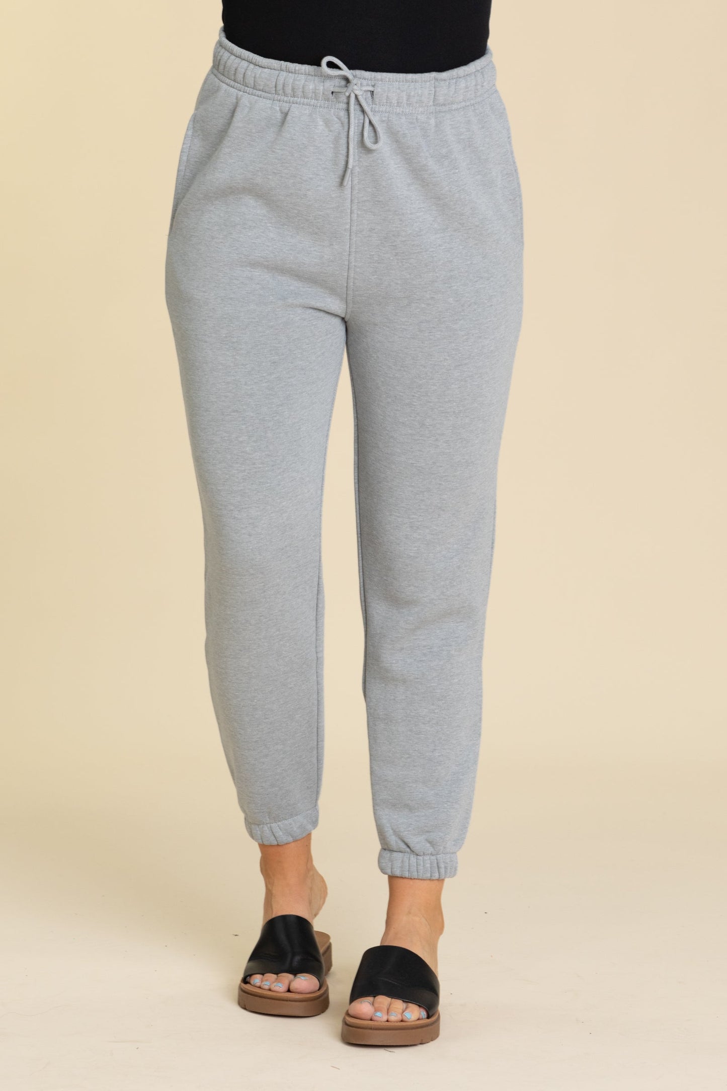 Fleece Drawstring Pants