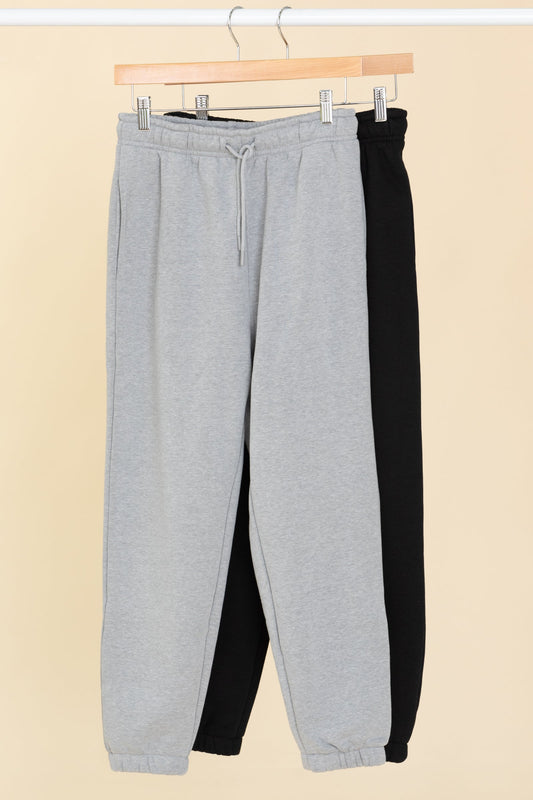 Fleece Drawstring Pants