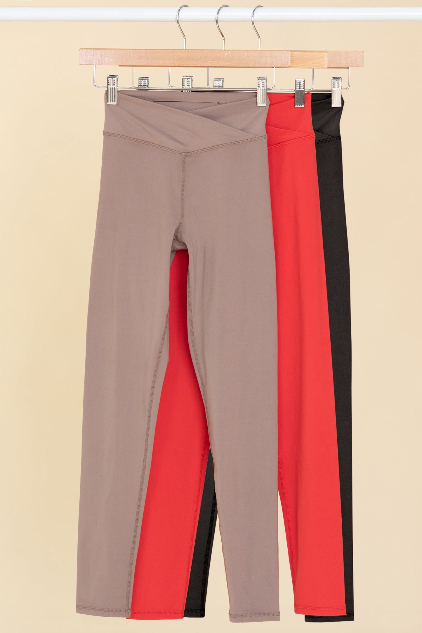 Venice Crossover Waist Leggings