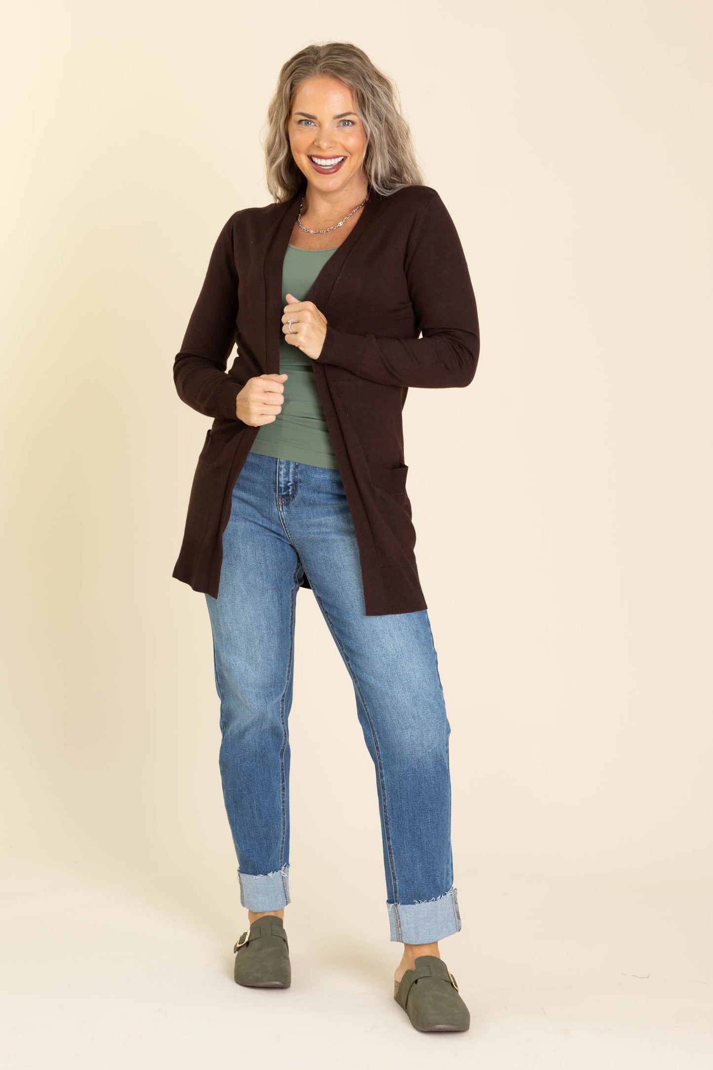 Lightweight Mid Length Cardigan