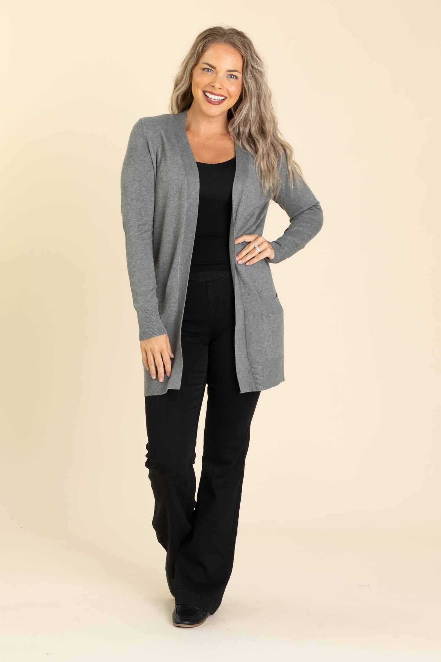 Lightweight Mid Length Cardigan