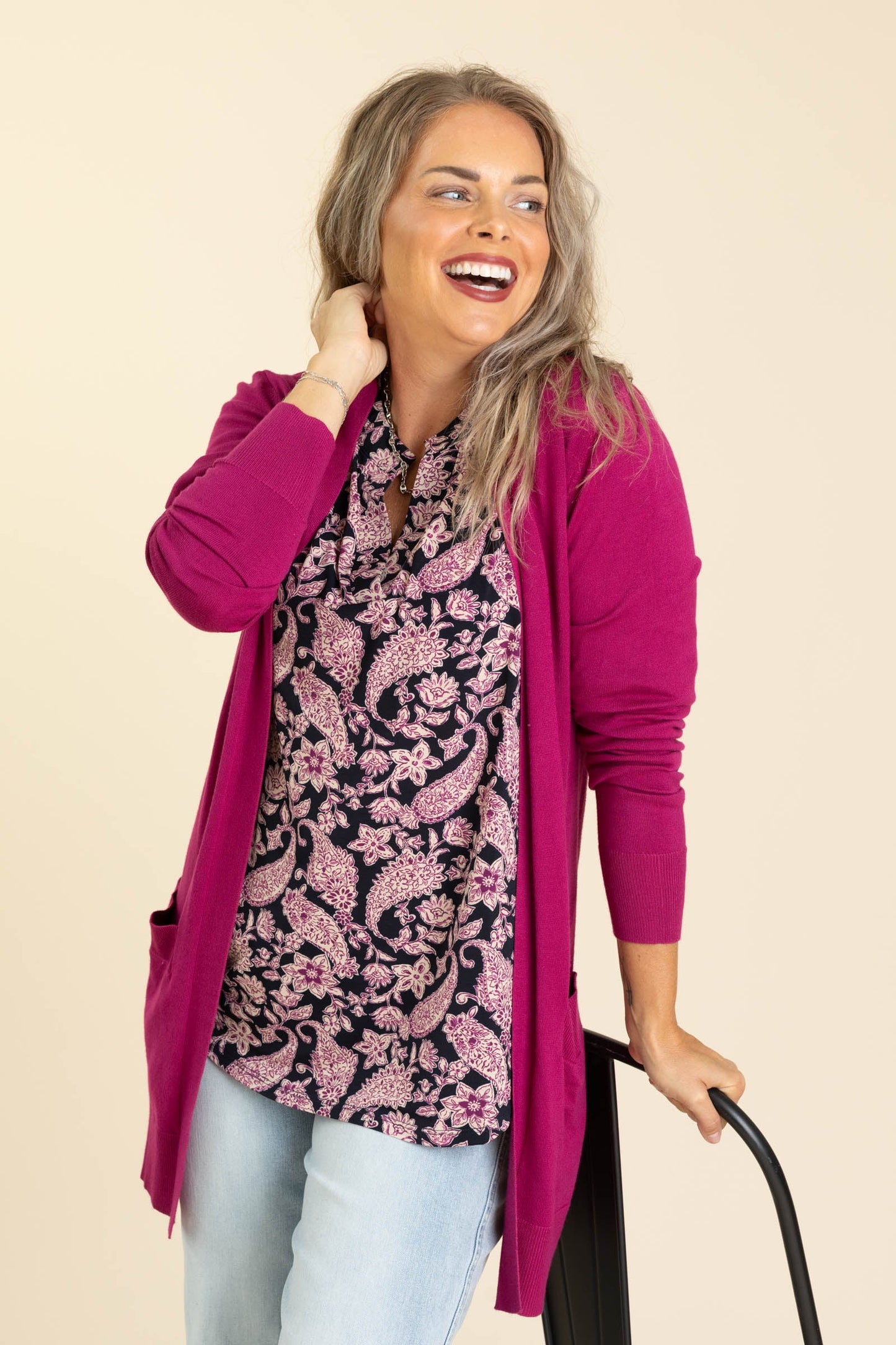 Lightweight Mid Length Cardigan