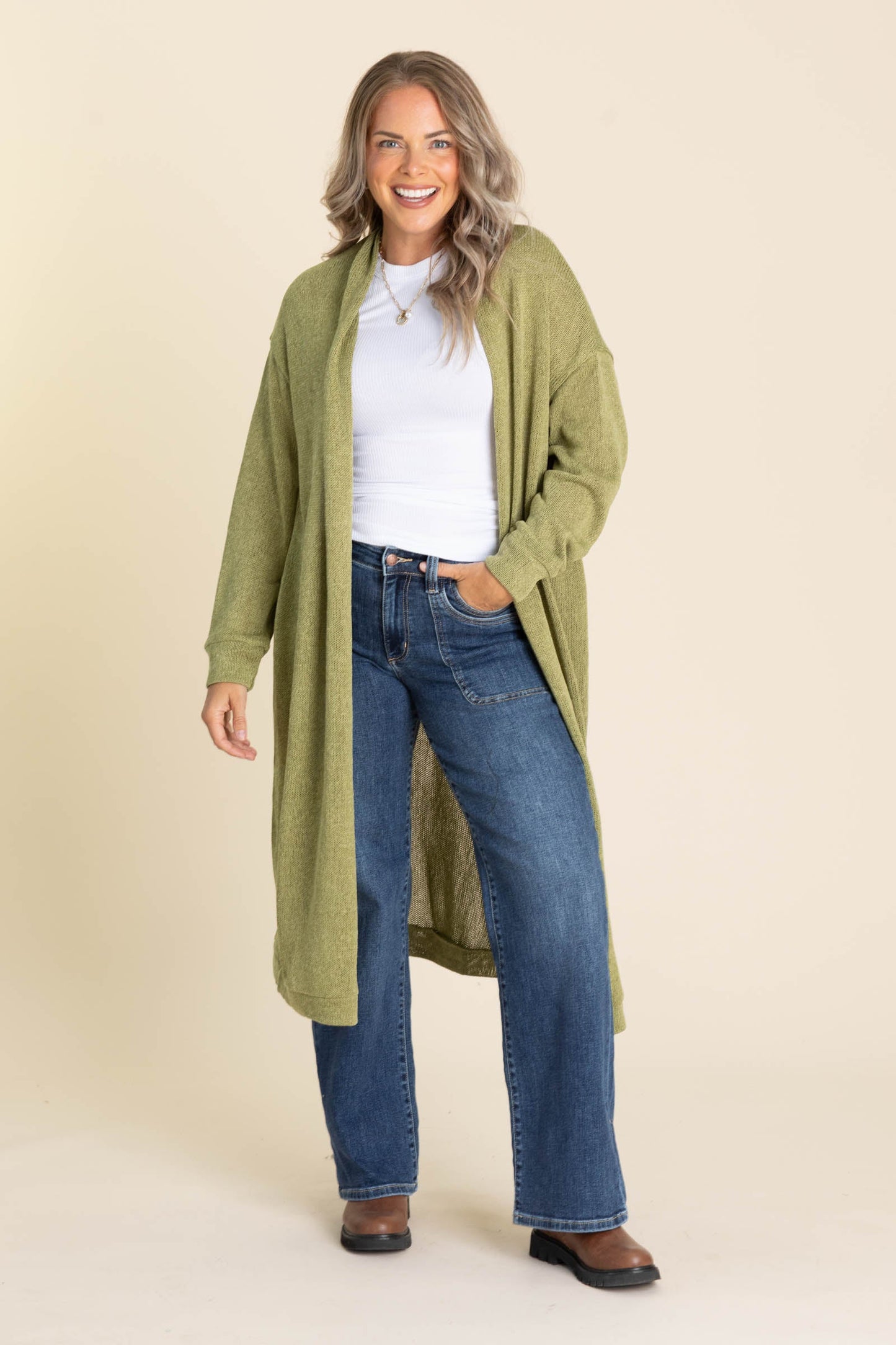 Knit Midi Length Cardigans