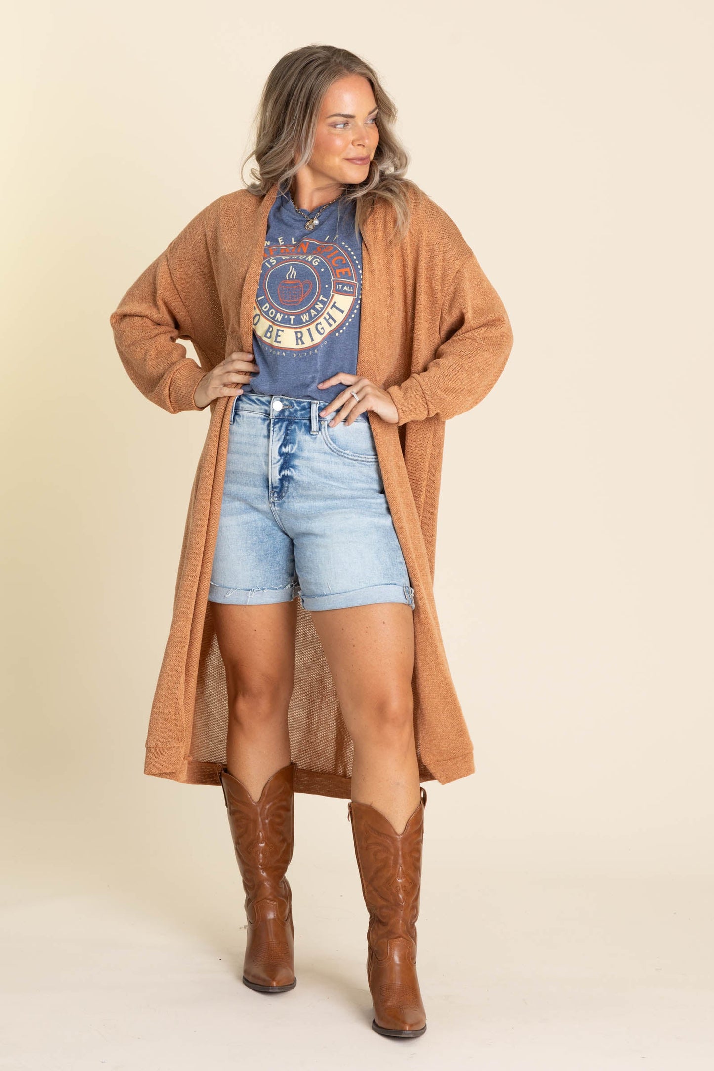 Knit Midi Length Cardigans