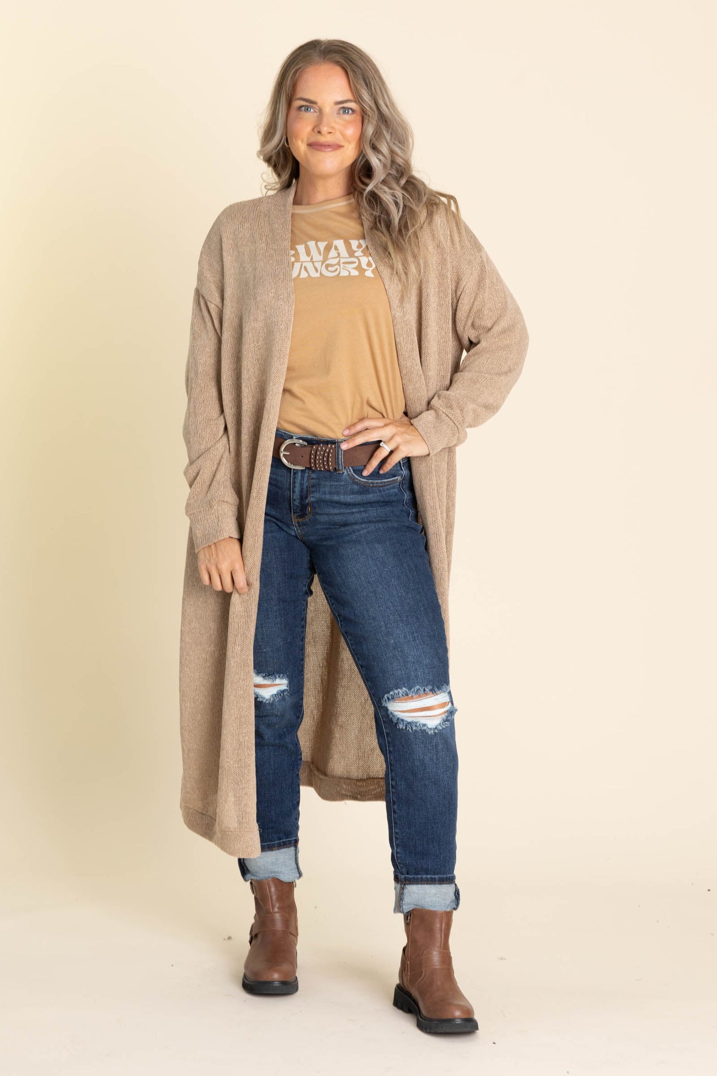 Knit Midi Length Cardigans