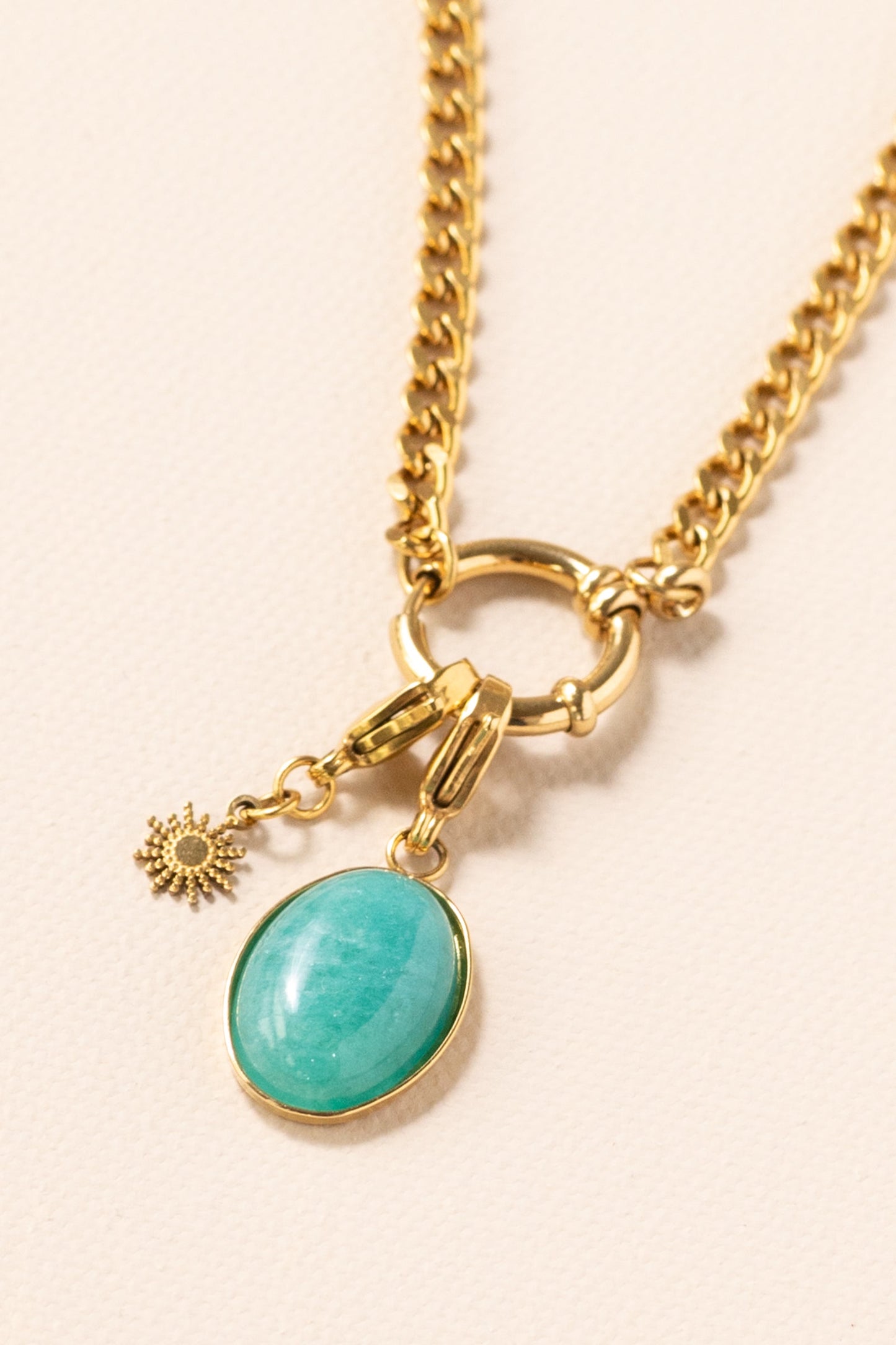 Turquoise Charm Necklace