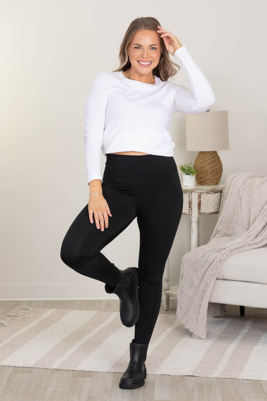 High Rise Smooth Waistband Leggings