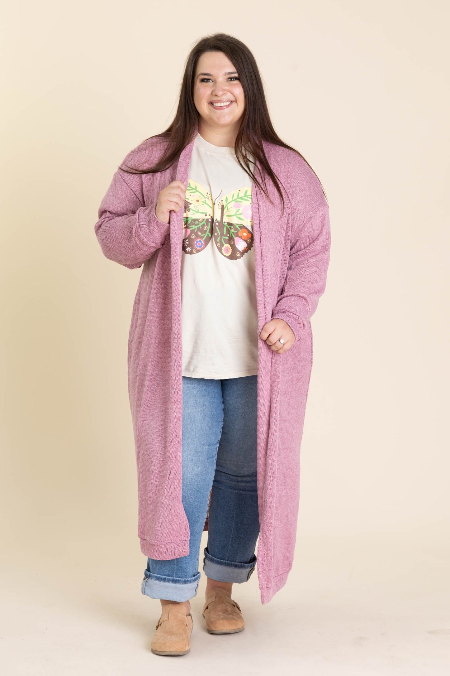 Knit Midi Length Cardigans