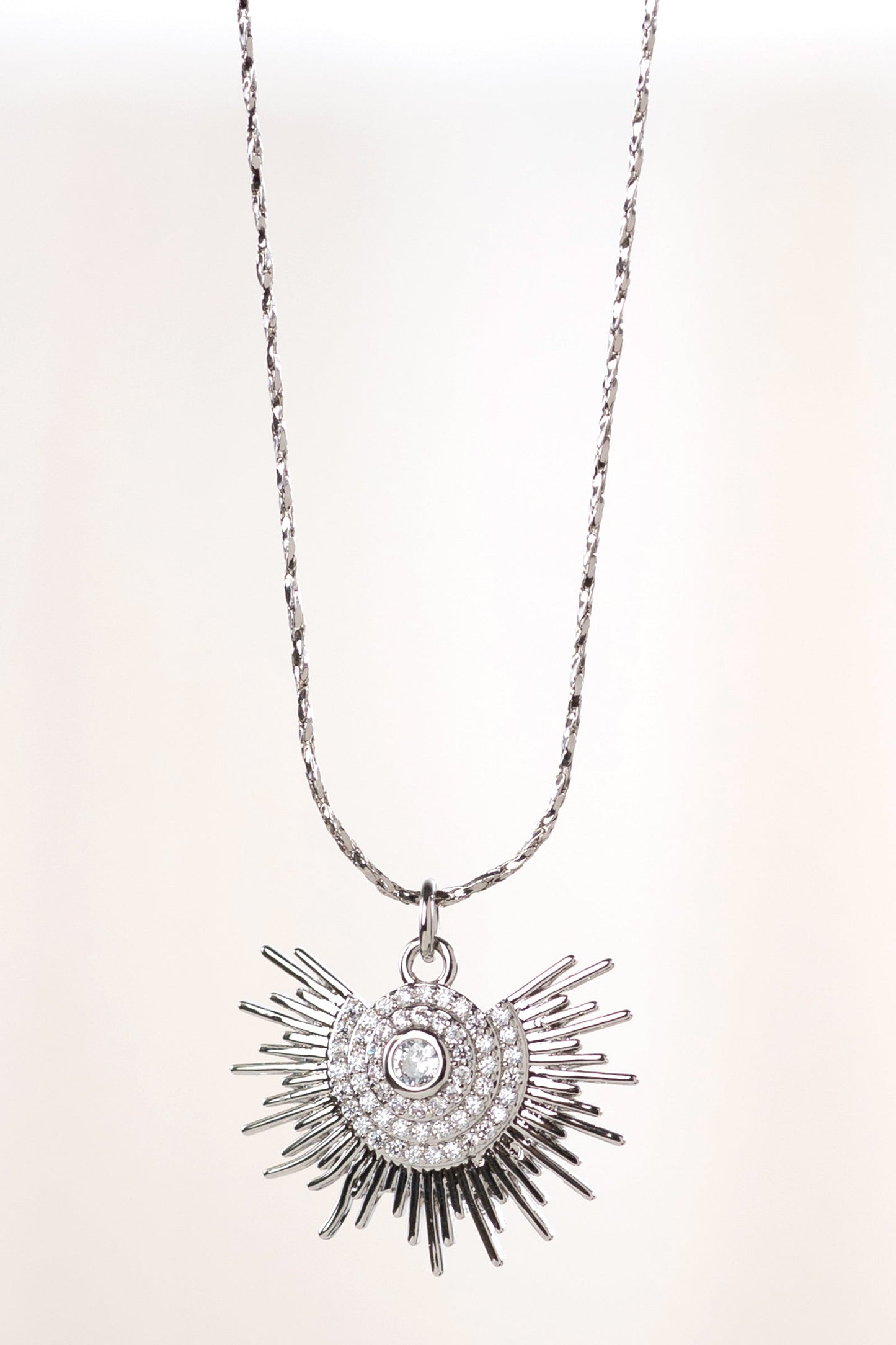 Textured Sunburst Charm