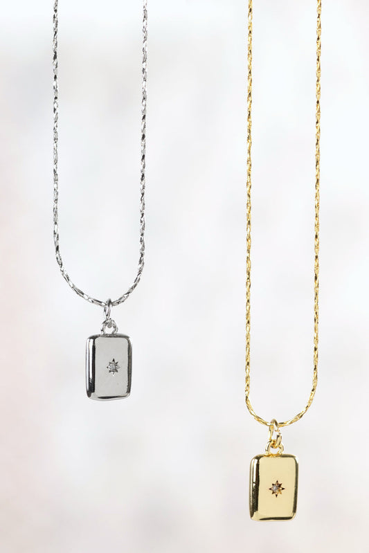 Star On Pendant Charm