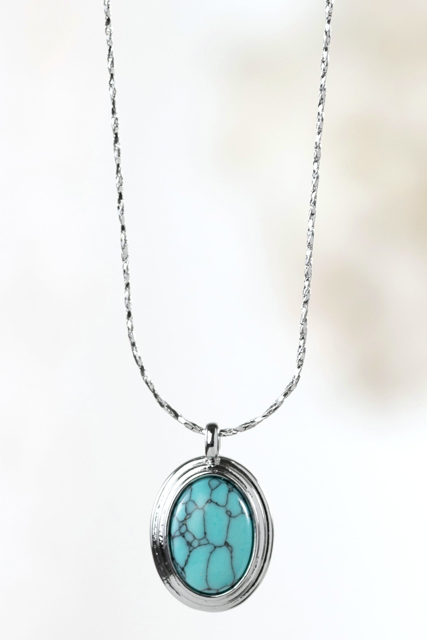 Turquoise Oval Charm