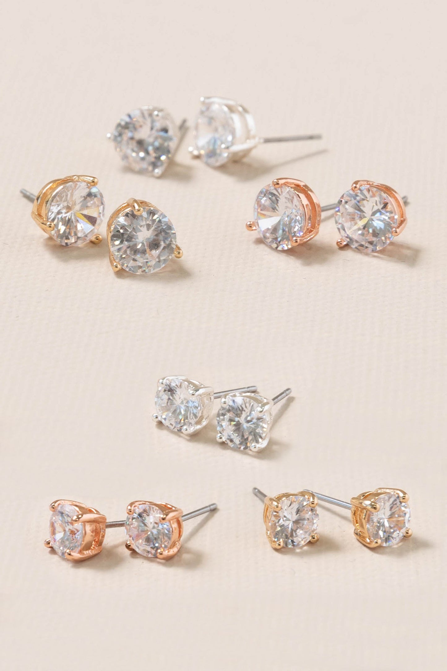 Classic Christy CZ Stud Earrings