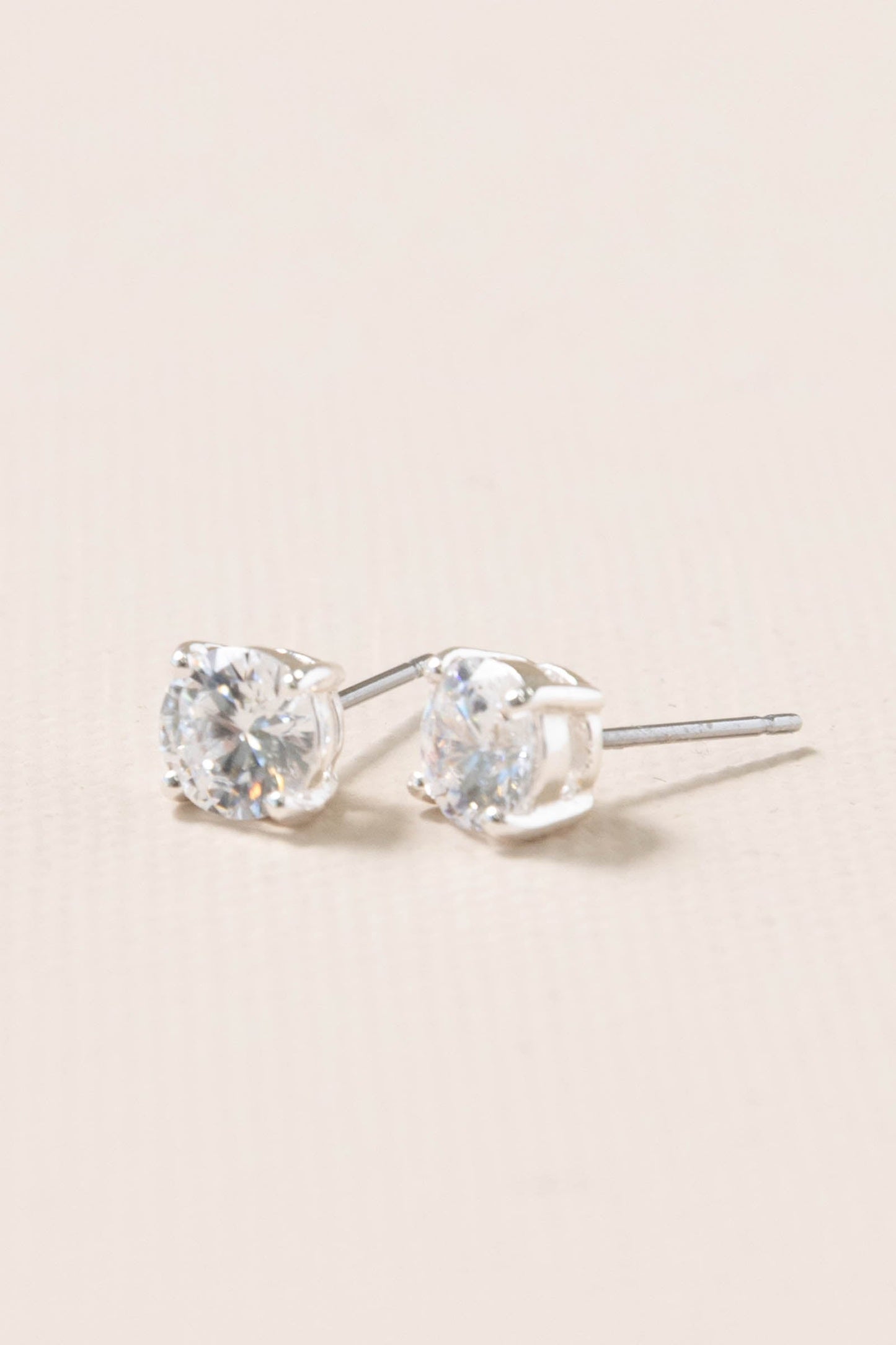 Classic Christy CZ Stud Earrings
