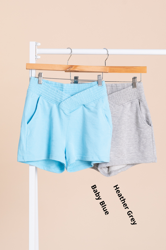 Ribbed Waistband Lounge Shorts