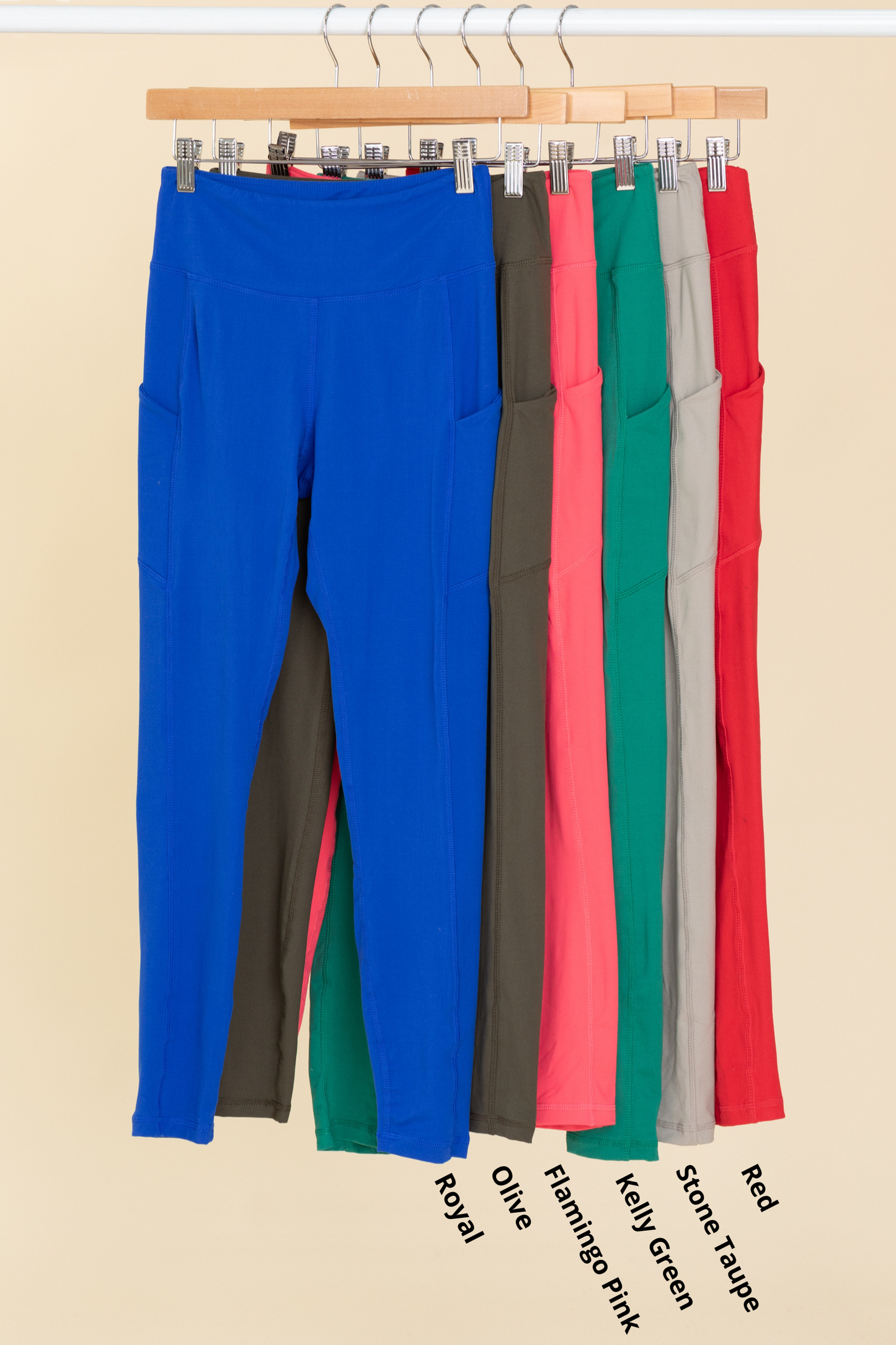 Buttery Soft Basic Leggings With Side Pockets