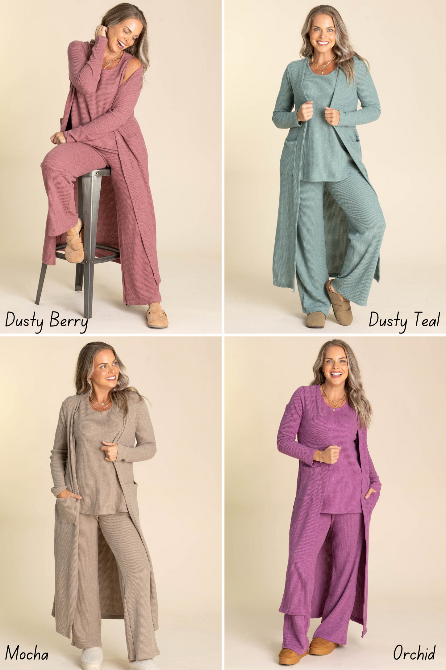 Soft Waffle Lightweight 3-Piece Sets