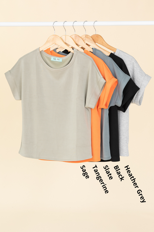 Cloud Comfort Collection: Short Sleeve Top