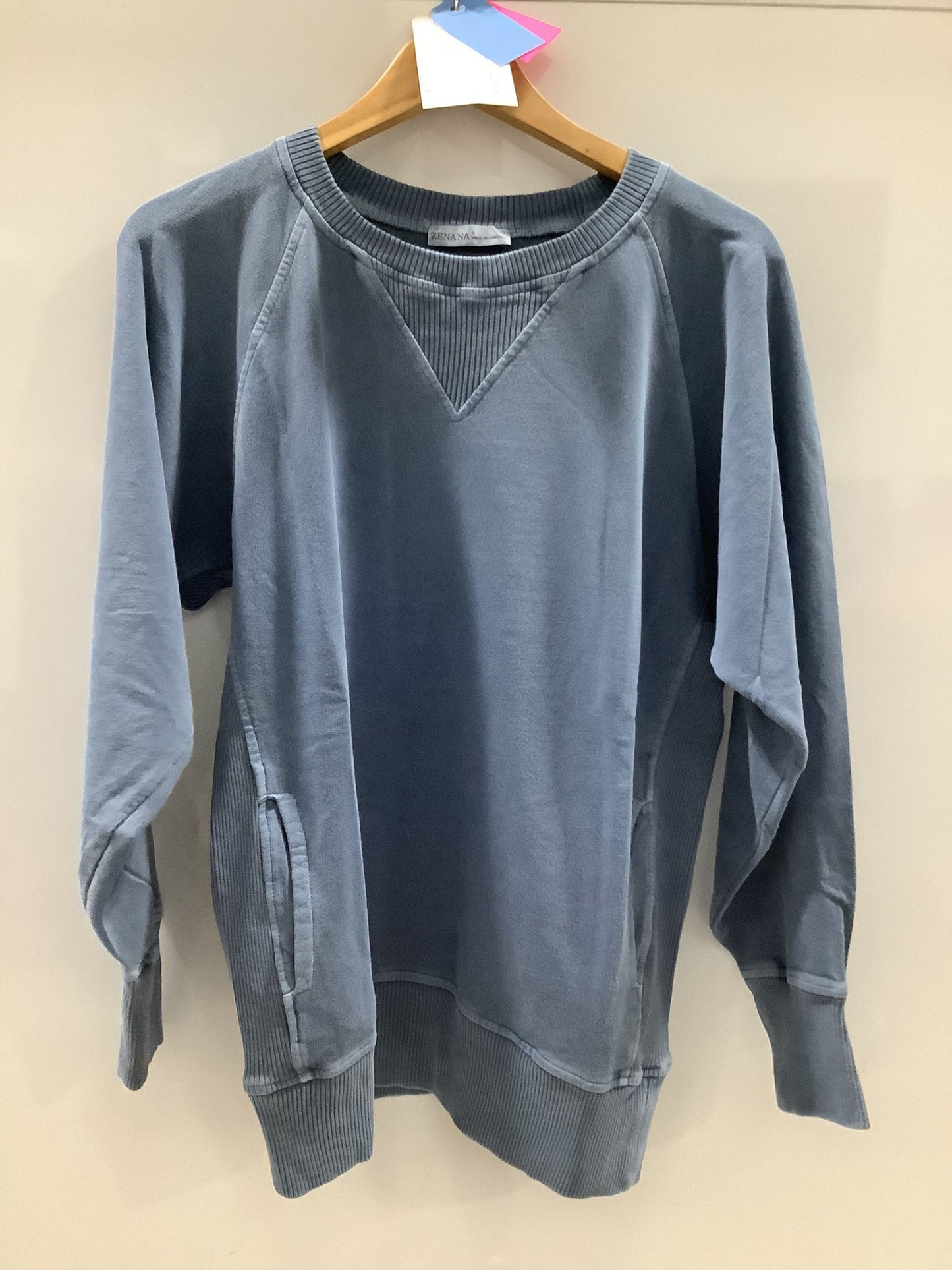 Pigment Dyed Sweatshirt With Pockets